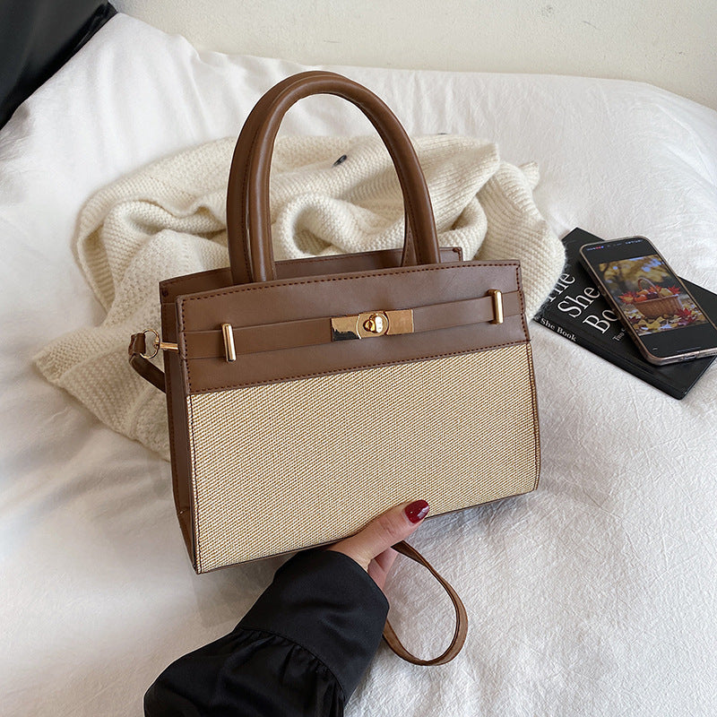 Womens Color Block Crossbody Bag